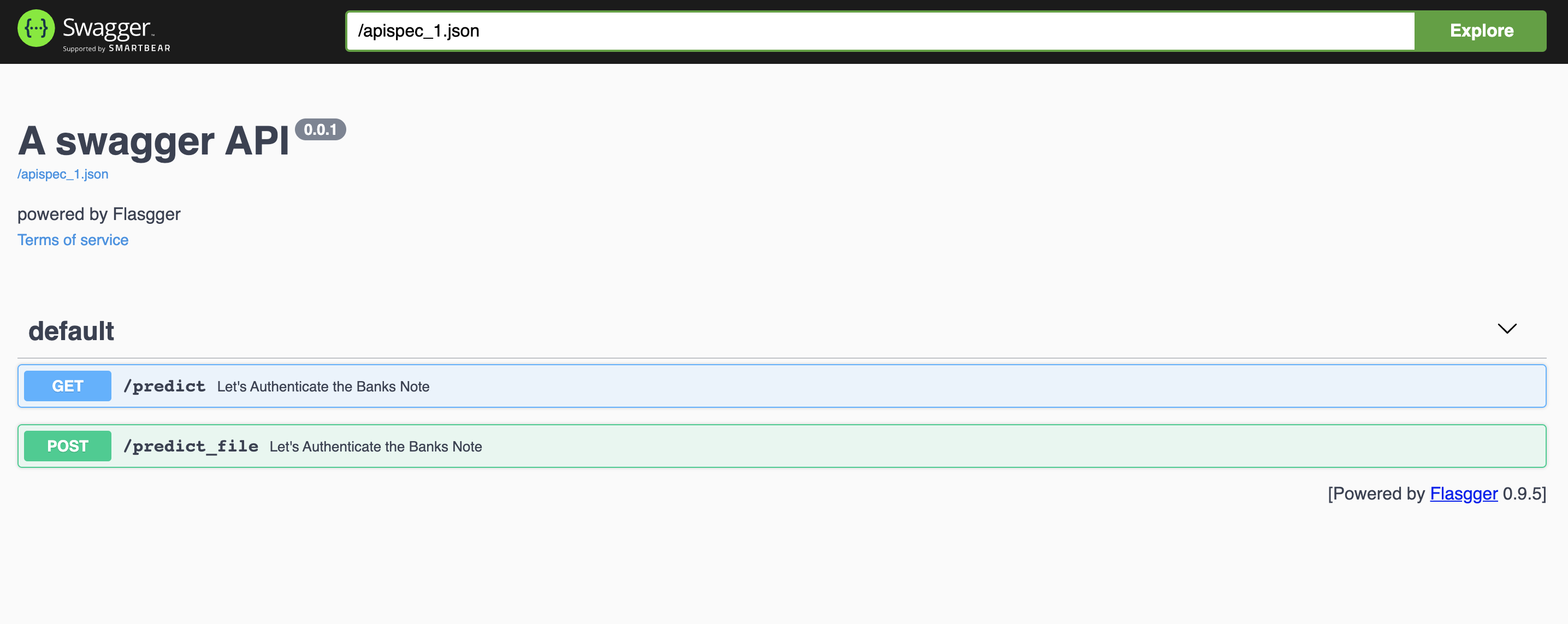 Machine Learning API